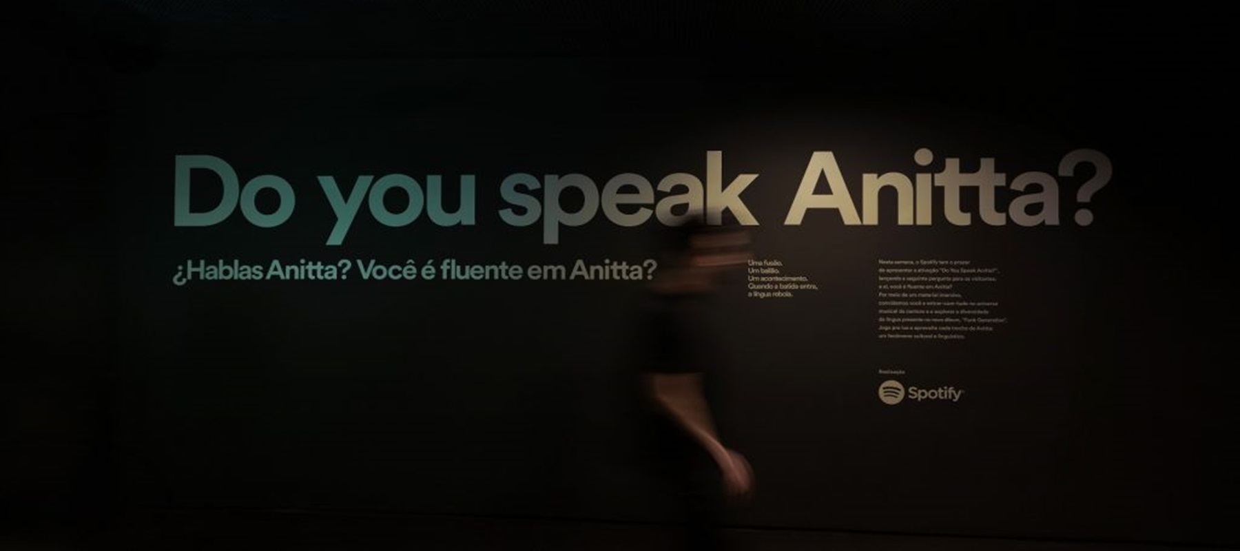 Spotify and pop Brazilian pop star Anitta explore the cultural universe of the singer in new campaign